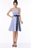 ColsBM Amiya Blue Heron Glamorous A-line Sleeveless Zip up Chiffon Knee Length Bridesmaid Dresses