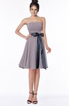 ColsBM Amiya Cameo Glamorous A-line Sleeveless Zip up Chiffon Knee Length Bridesmaid Dresses