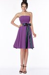 ColsBM Amiya Dahlia Glamorous A-line Sleeveless Zip up Chiffon Knee Length Bridesmaid Dresses