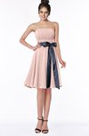 ColsBM Amiya Dusty Rose Glamorous A-line Sleeveless Zip up Chiffon Knee Length Bridesmaid Dresses