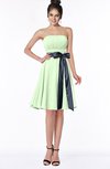 ColsBM Amiya Seacrest Glamorous A-line Sleeveless Zip up Chiffon Knee Length Bridesmaid Dresses