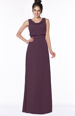 ColsBM Eileen Plum Gorgeous A-line Scoop Sleeveless Floor Length Bridesmaid Dresses