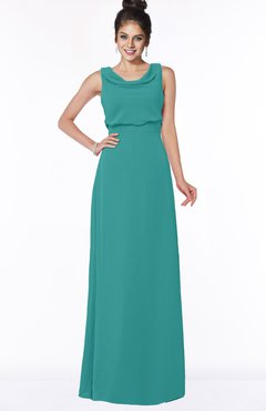 ColsBM Eileen Porcelain Gorgeous A-line Scoop Sleeveless Floor Length Bridesmaid Dresses