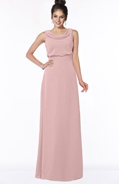 ColsBM Eileen Silver Pink Gorgeous A-line Scoop Sleeveless Floor Length Bridesmaid Dresses