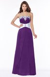 ColsBM Alivia Amaranth Purple Glamorous A-line Bateau Sleeveless Half Backless Flower Bridesmaid Dresses