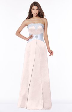 ColsBM Alivia Blush Glamorous A-line Bateau Sleeveless Half Backless Flower Bridesmaid Dresses