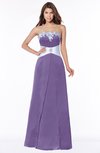 ColsBM Alivia Chalk Violet Glamorous A-line Bateau Sleeveless Half Backless Flower Bridesmaid Dresses