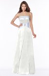 ColsBM Alivia Cloud White Glamorous A-line Bateau Sleeveless Half Backless Flower Bridesmaid Dresses