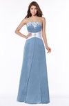 ColsBM Alivia Faded Denim Glamorous A-line Bateau Sleeveless Half Backless Flower Bridesmaid Dresses