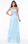 ColsBM Alivia Ice Blue Glamorous A-line Bateau Sleeveless Half Backless Flower Bridesmaid Dresses