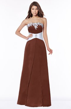 ColsBM Alivia Ketchup Glamorous A-line Bateau Sleeveless Half Backless Flower Bridesmaid Dresses