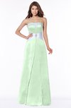 ColsBM Alivia Light Green Glamorous A-line Bateau Sleeveless Half Backless Flower Bridesmaid Dresses