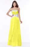 ColsBM Alivia Pale Yellow Glamorous A-line Bateau Sleeveless Half Backless Flower Bridesmaid Dresses