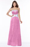 ColsBM Alivia Rosebloom Glamorous A-line Bateau Sleeveless Half Backless Flower Bridesmaid Dresses