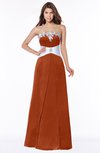 ColsBM Alivia Rust Glamorous A-line Bateau Sleeveless Half Backless Flower Bridesmaid Dresses