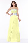ColsBM Alivia Wax Yellow Glamorous A-line Bateau Sleeveless Half Backless Flower Bridesmaid Dresses