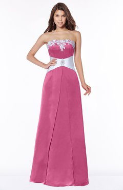 ColsBM Alivia Wild Orchid Glamorous A-line Bateau Sleeveless Half Backless Flower Bridesmaid Dresses