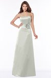ColsBM Lyric Platinum Modest A-line Strapless Sleeveless Half Backless Satin Bridesmaid Dresses