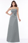 ColsBM Lyric Silver Sconce Modest A-line Strapless Sleeveless Half Backless Satin Bridesmaid Dresses