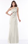 ColsBM Kathleen Off White Mature A-line One Shoulder Half Backless Floor Length Lace Bridesmaid Dresses