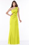 ColsBM Kathleen Sulphur Spring Mature A-line One Shoulder Half Backless Floor Length Lace Bridesmaid Dresses