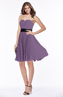 ColsBM Lizbeth Chinese Violet Gorgeous A-line Sleeveless Chiffon Ruching Bridesmaid Dresses