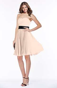 ColsBM Lizbeth Fresh Salmon Gorgeous A-line Sleeveless Chiffon Ruching Bridesmaid Dresses