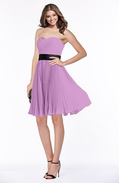 ColsBM Lizbeth Orchid Gorgeous A-line Sleeveless Chiffon Ruching Bridesmaid Dresses