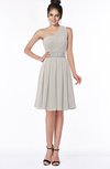 ColsBM Mabel Ashes Of Roses Gorgeous A-line One Shoulder Sleeveless Half Backless Chiffon Bridesmaid Dresses
