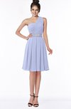 ColsBM Mabel Blue Heron Gorgeous A-line One Shoulder Sleeveless Half Backless Chiffon Bridesmaid Dresses
