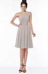 ColsBM Mabel Fawn Gorgeous A-line One Shoulder Sleeveless Half Backless Chiffon Bridesmaid Dresses