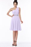 ColsBM Mabel Pastel Lilac Gorgeous A-line One Shoulder Sleeveless Half Backless Chiffon Bridesmaid Dresses