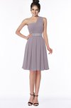 ColsBM Mabel Sea Fog Gorgeous A-line One Shoulder Sleeveless Half Backless Chiffon Bridesmaid Dresses