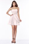 ColsBM Collins Angel Wing Modest Strapless Sleeveless Zip up Chiffon Ruching Bridesmaid Dresses