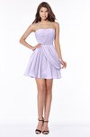 ColsBM Collins Pastel Lilac Modest Strapless Sleeveless Zip up Chiffon Ruching Bridesmaid Dresses