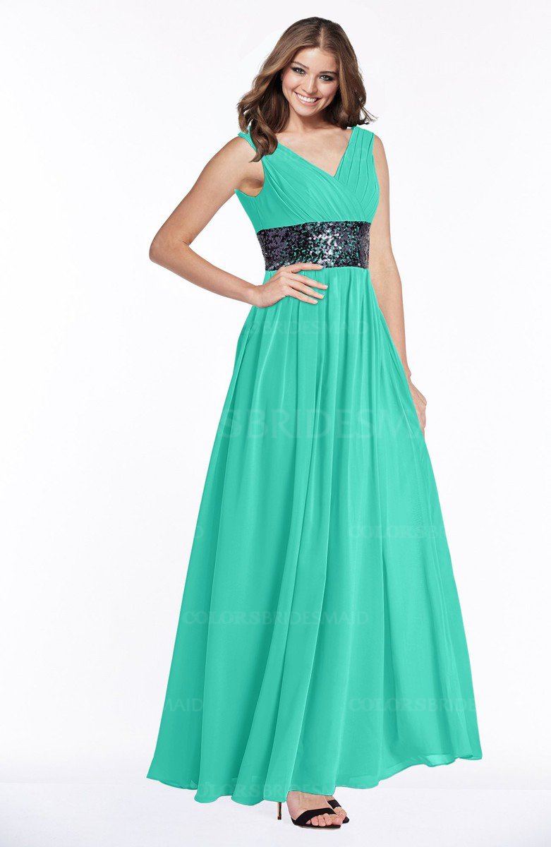 ColsBM Emmaline Viridian Green Bridesmaid Dresses ColorsBridesmaid