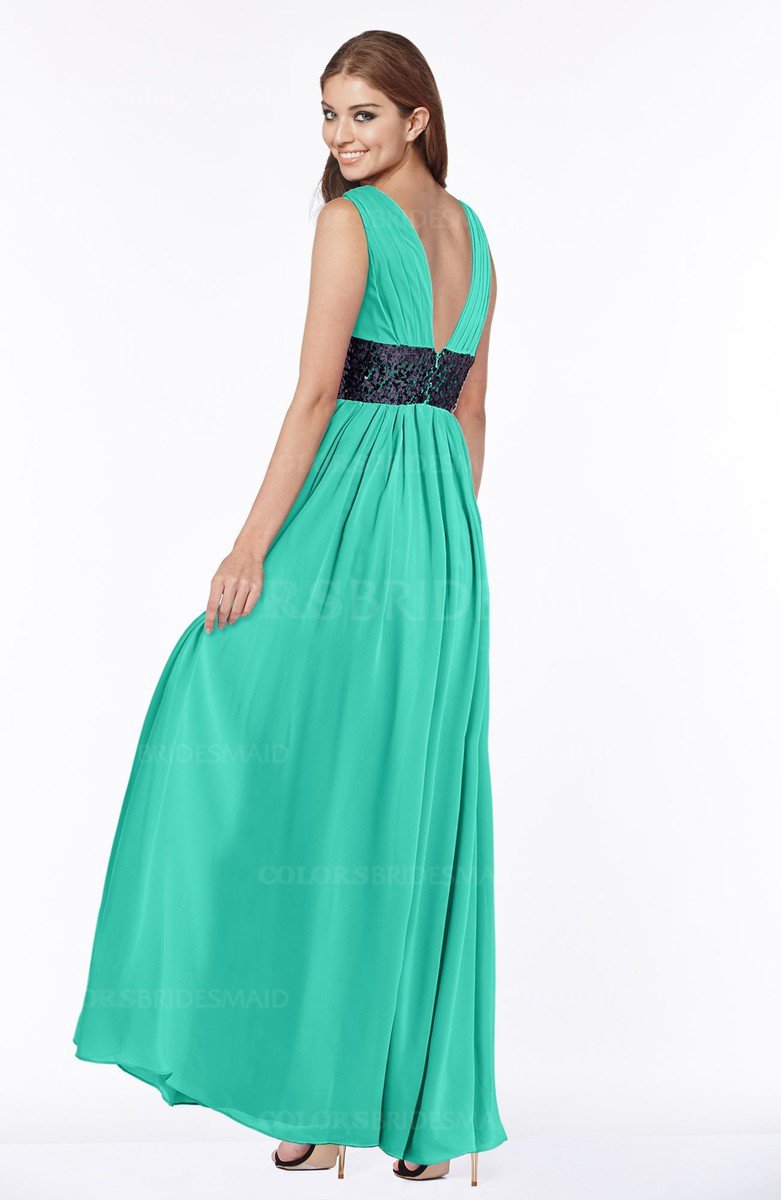 ColsBM Emmaline Viridian Green Bridesmaid Dresses ColorsBridesmaid