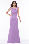 ColsBM Hayley Begonia Gorgeous A-line Sleeveless Satin Floor Length Bow Bridesmaid Dresses