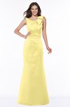 ColsBM Hayley Daffodil Gorgeous A-line Sleeveless Satin Floor Length Bow Bridesmaid Dresses