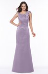 ColsBM Hayley Mauve Gorgeous A-line Sleeveless Satin Floor Length Bow Bridesmaid Dresses