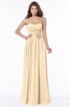 ColsBM Leanna Apricot Gelato Glamorous Sleeveless Chiffon Floor Length Ruching Bridesmaid Dresses