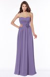 ColsBM Leanna Chalk Violet Glamorous Sleeveless Chiffon Floor Length Ruching Bridesmaid Dresses