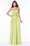 ColsBM Leanna Lime Green Glamorous Sleeveless Chiffon Floor Length Ruching Bridesmaid Dresses