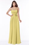 ColsBM Leanna Misted Yellow Glamorous Sleeveless Chiffon Floor Length Ruching Bridesmaid Dresses