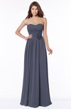 ColsBM Leanna Nightshadow Blue Glamorous Sleeveless Chiffon Floor Length Ruching Bridesmaid Dresses