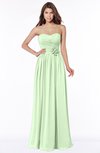 ColsBM Leanna Pale Green Glamorous Sleeveless Chiffon Floor Length Ruching Bridesmaid Dresses
