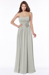 ColsBM Leanna Platinum Glamorous Sleeveless Chiffon Floor Length Ruching Bridesmaid Dresses
