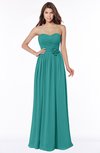 ColsBM Leanna Porcelain Glamorous Sleeveless Chiffon Floor Length Ruching Bridesmaid Dresses