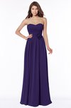 ColsBM Leanna Royal Purple Glamorous Sleeveless Chiffon Floor Length Ruching Bridesmaid Dresses