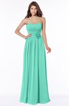 ColsBM Leanna Seafoam Green Glamorous Sleeveless Chiffon Floor Length Ruching Bridesmaid Dresses